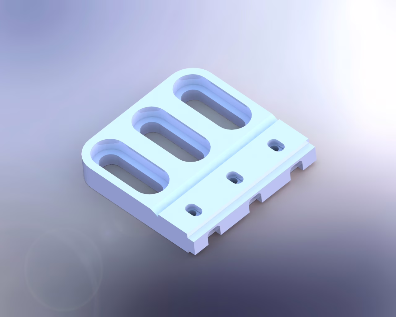CAD Model of CNC Modular Toe-clamp System - Image 4