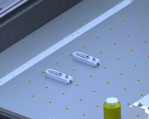 CAD Model of CNC Modular Toe-clamp System