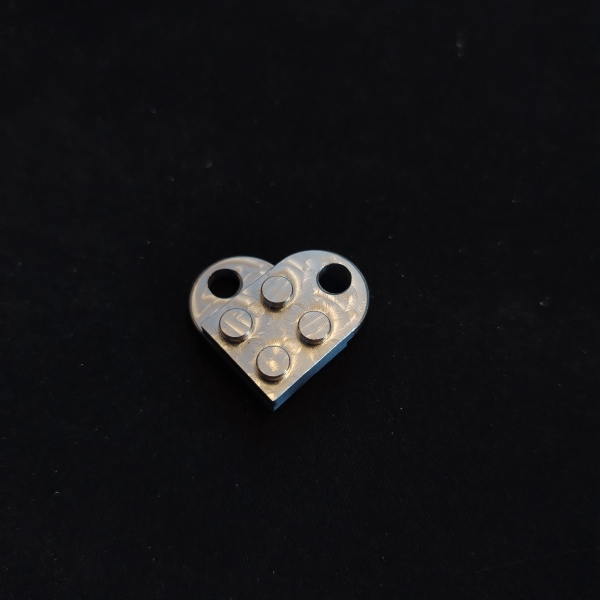Lego Heart Pendants