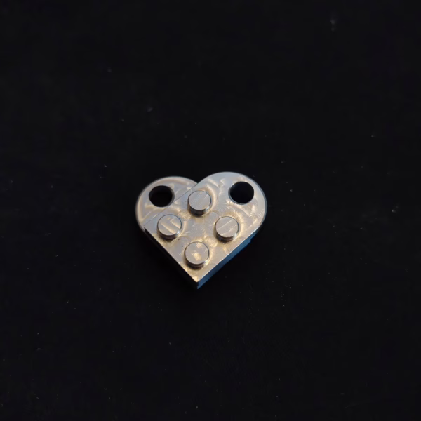 Lego Heart Pendants