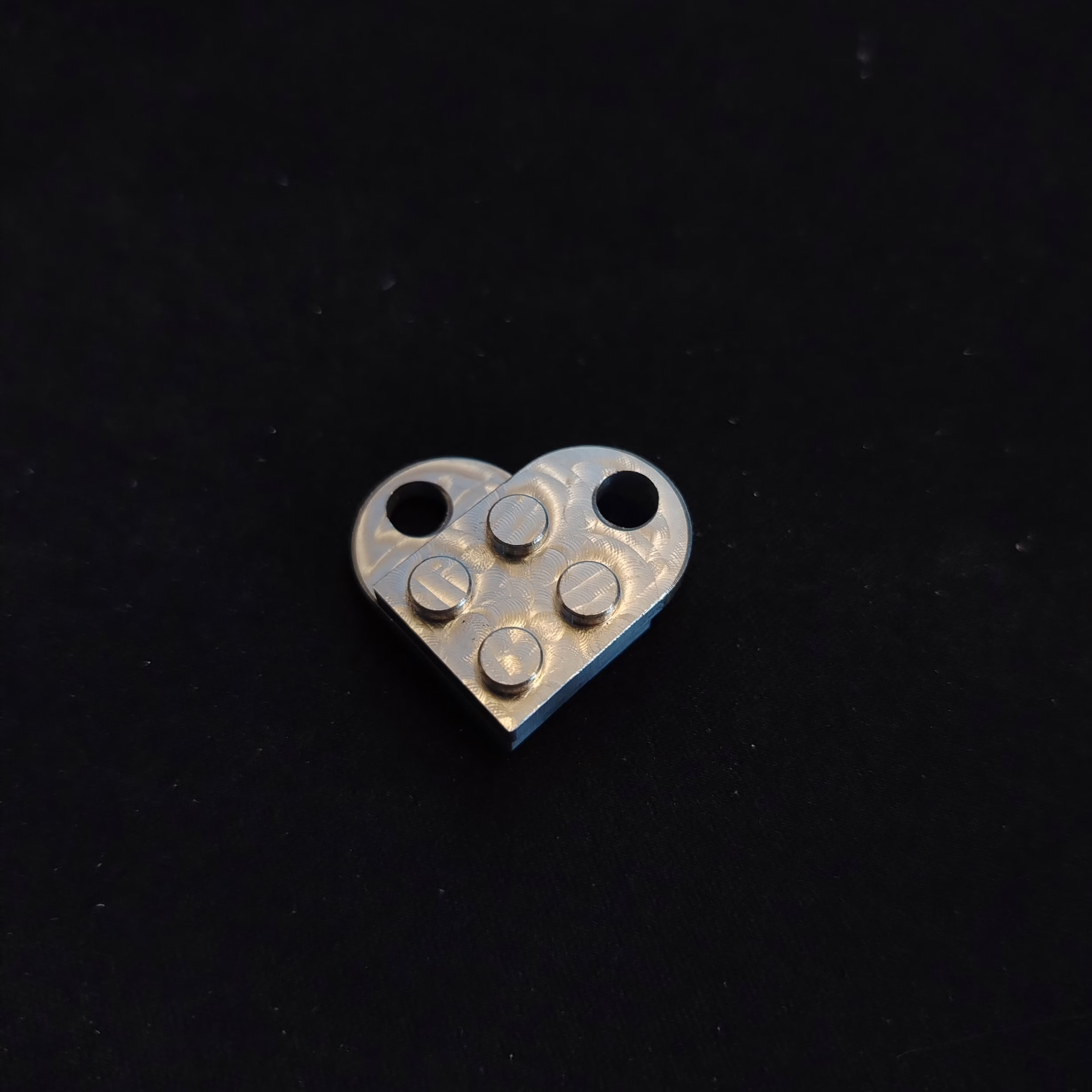 Lego Heart Pendants